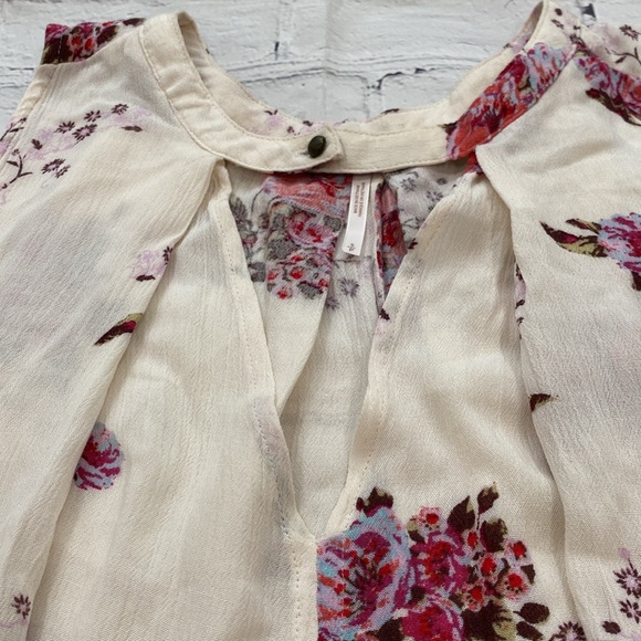 Free People Tree Swing Dress Washed Stone Combo - Picture 3 of 16